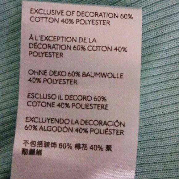 Free People Margaux Pastel Blue Ribbed Top - Picture 9 of 9